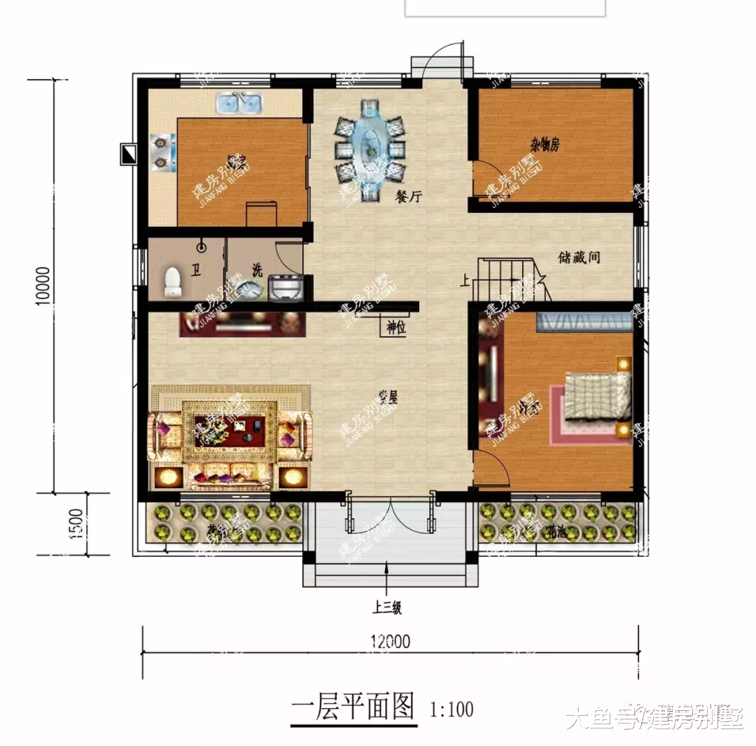 带露台的两层自建房，20多万建栋别墅，就能在村里风光好久