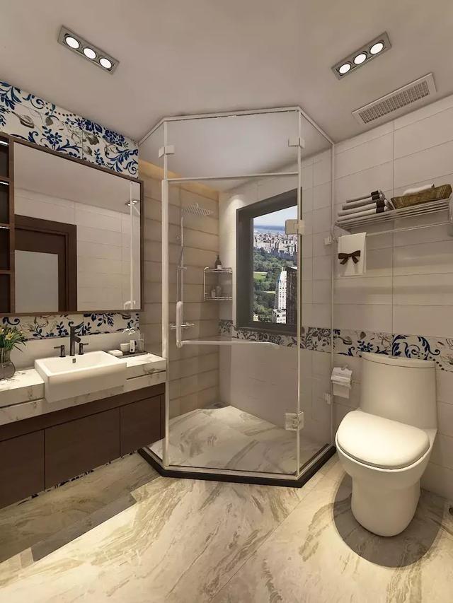 800*1800mm大板砖做背景墙，125m2新中式豪宅全用长条瓷砖超惊艳