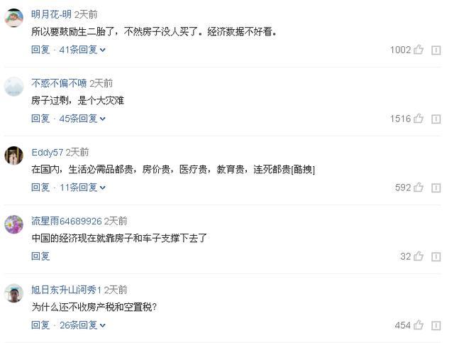 业内坦言：房子太多了，别说二胎，放开四胎也够住了！谁还买房？
