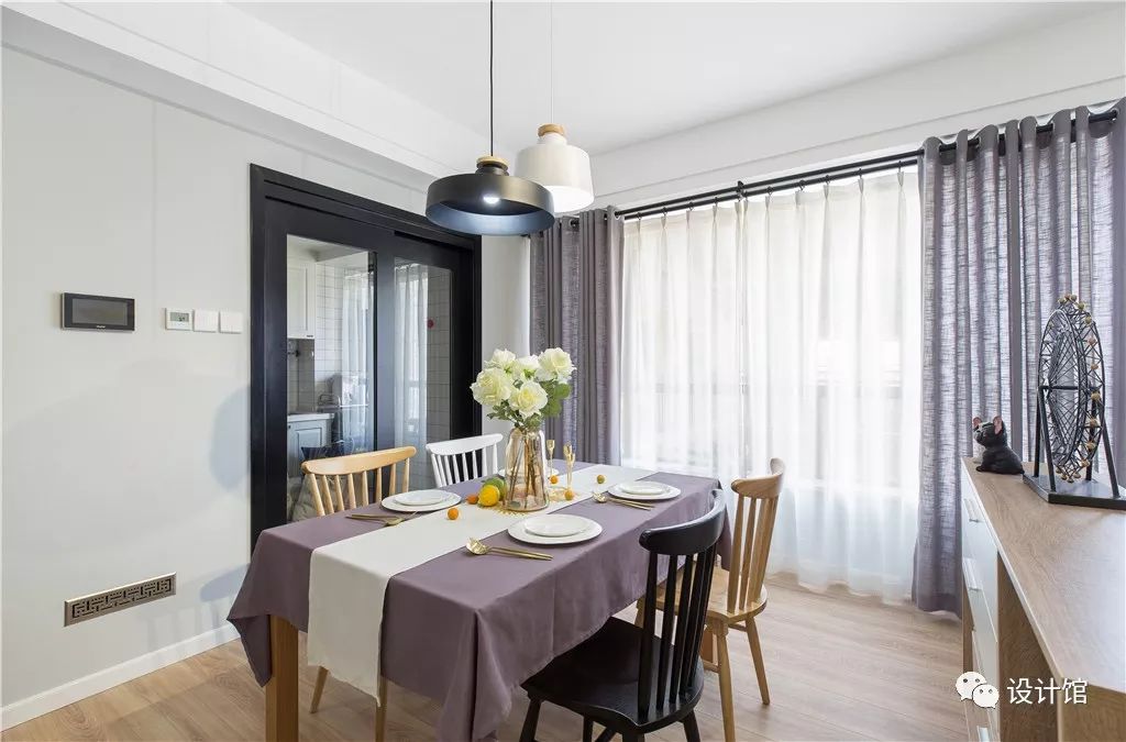 97㎡现代北欧，简单装修+精致软装，营造出暖心的环境