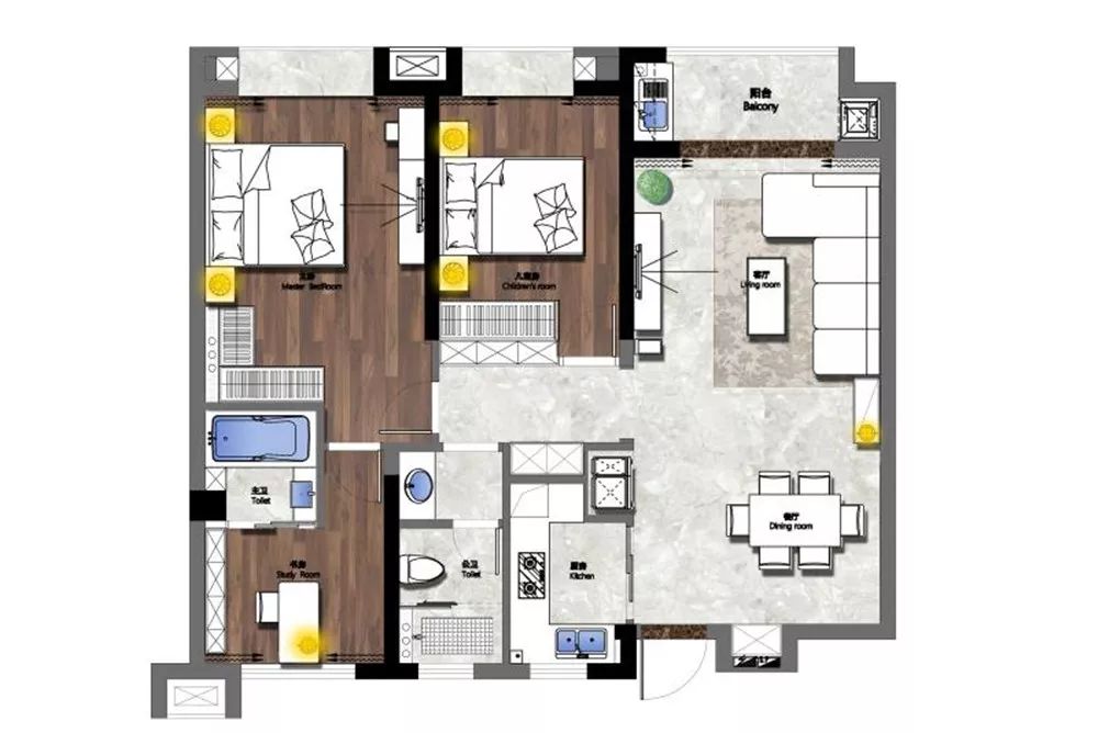 89㎡现代北欧，简单装修靠软装，搭配出优雅的高档