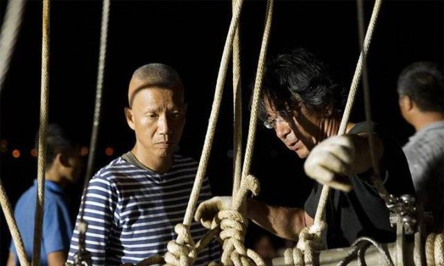 设计国庆焰火的蔡国强，还曾搭出500米长的焰火“天梯”