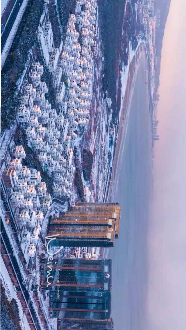 山海烟台—白天景观