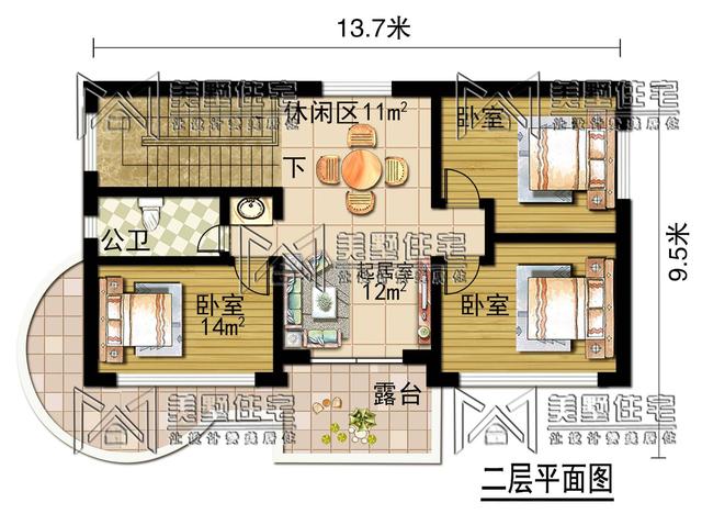 三款二层网红小别墅，真正适合农村的户型！