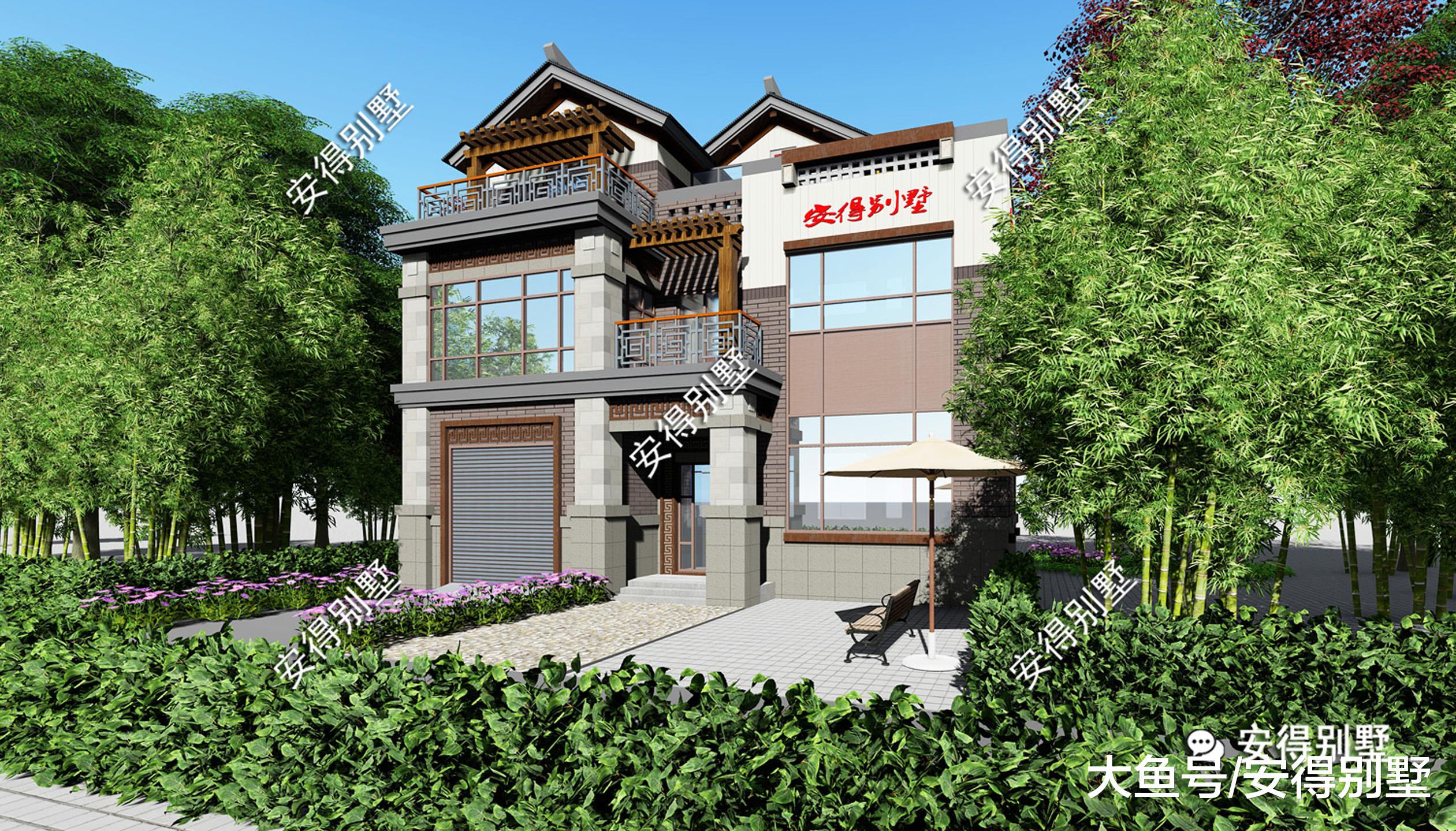 6款新中式别墅，建一栋不一样的新中式别墅，坐拥财富，图纸齐全