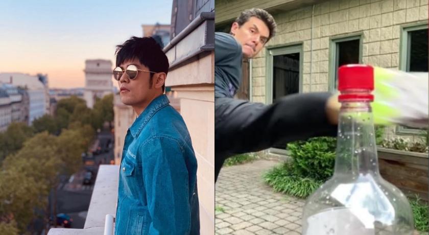 “地表最强”版本瓶盖挑战根本是出奥步？周杰伦：不要挑战哥！