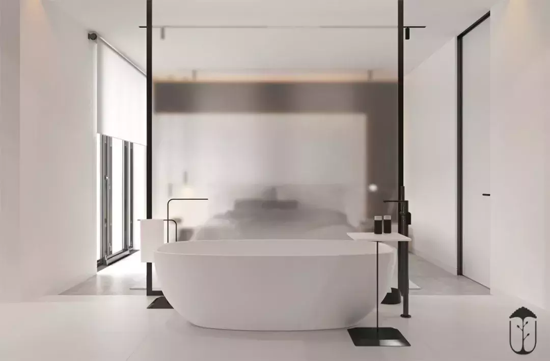 静谧与优雅，用灰与白演绎纯色极简住宅！