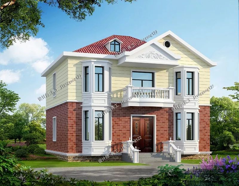 10款小户型二层农村别墅，都是自建房中的经典，几百块就能有一套