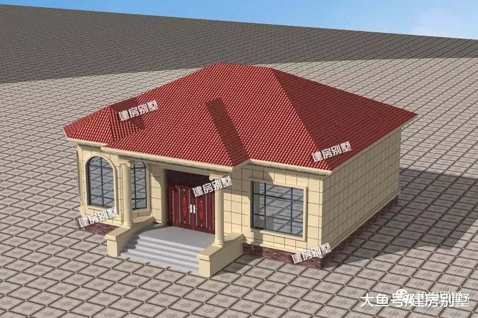 11.9×9.2米一层别墅，10多万就能建下来