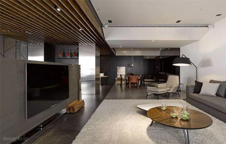 別再去買電視柜了，現在大家都喜歡把電視背景墻這樣設計