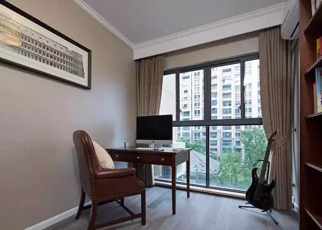 简美式风装修的家，装修简约又很有态度，格调十足