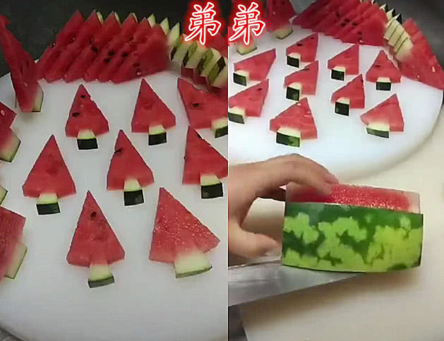同样是切西瓜，老爸VS男票，看到备胎：你不要，我可就不客气了