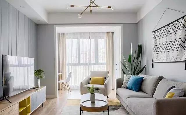 小资大爱的清新文艺北欧三居室，软装颜色搭配真好看！