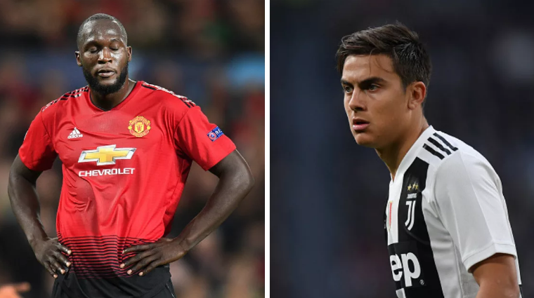 卢卡库转会国米遭搁浅转而有望加盟尤文，而迪巴拉将去到曼联