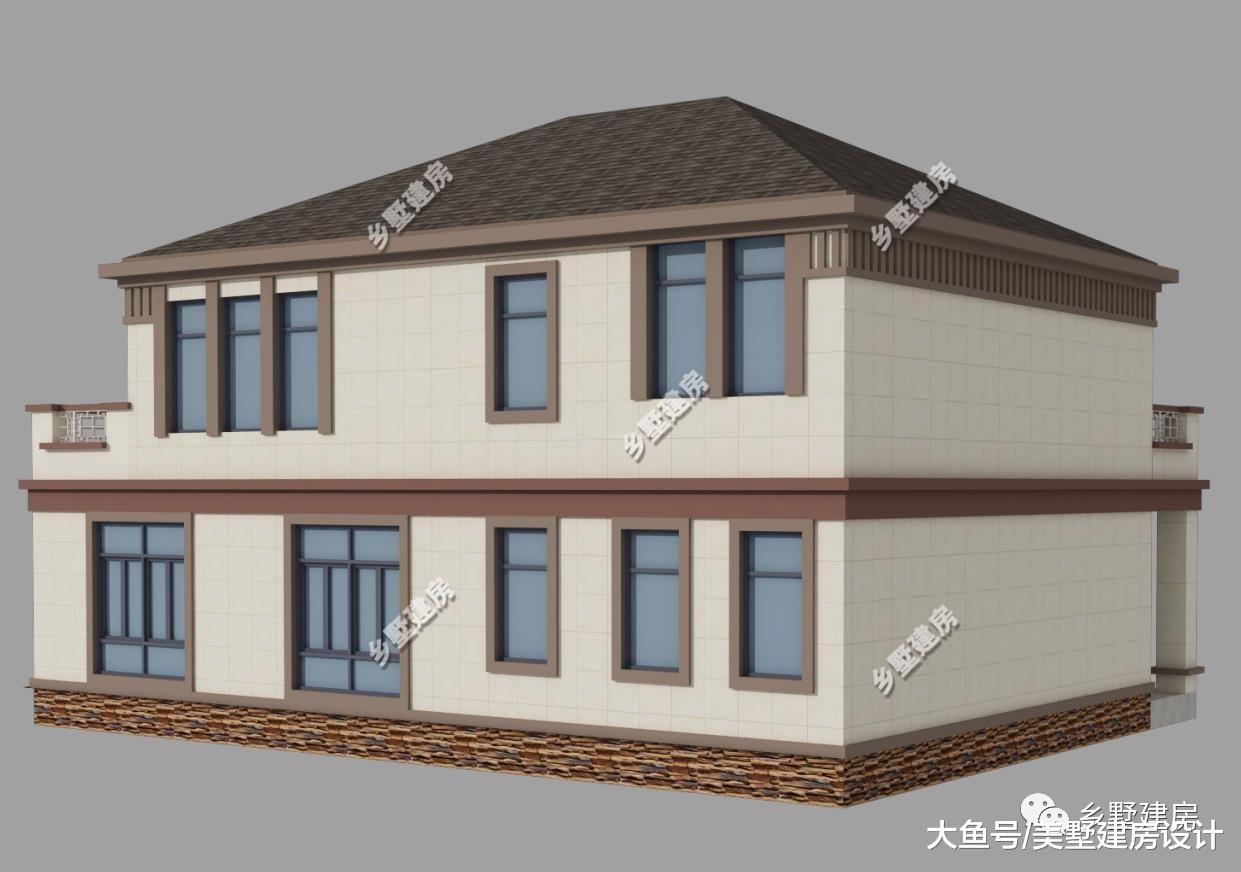 14X17米农村二层别墅，专属小户型的精致与舒适！