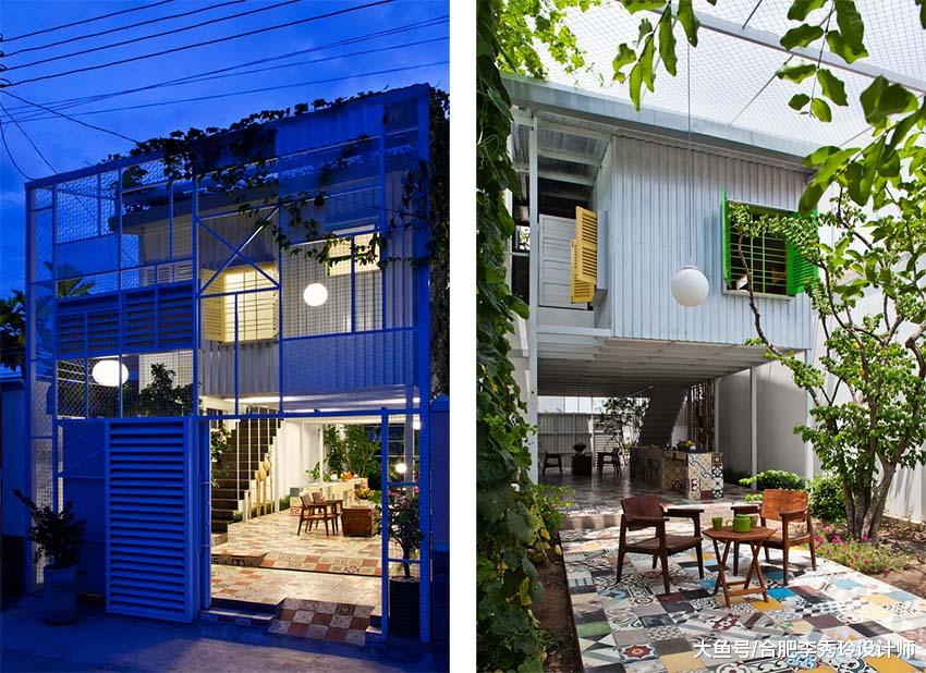 越南36㎡小空间，没想到还能建别墅，关键还是铁皮的！看到成房美呆了