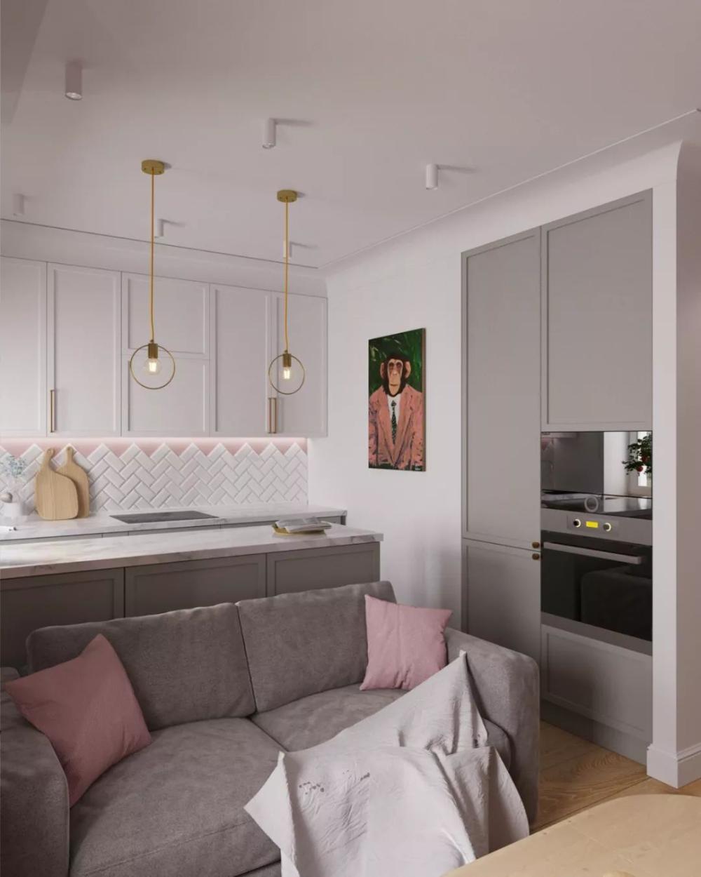 46平米小戶型這樣設計 有衣帽間還有浴缸