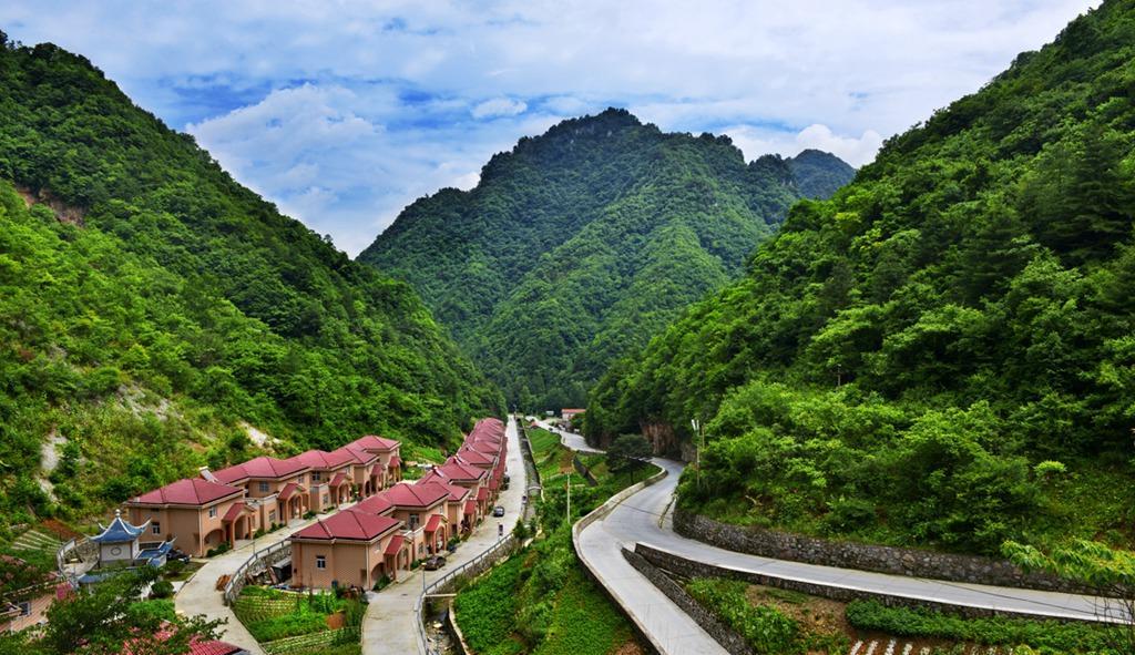 鄂西北的山沟沟里, 有一个远近闻名的富裕村, 家家有别墅
