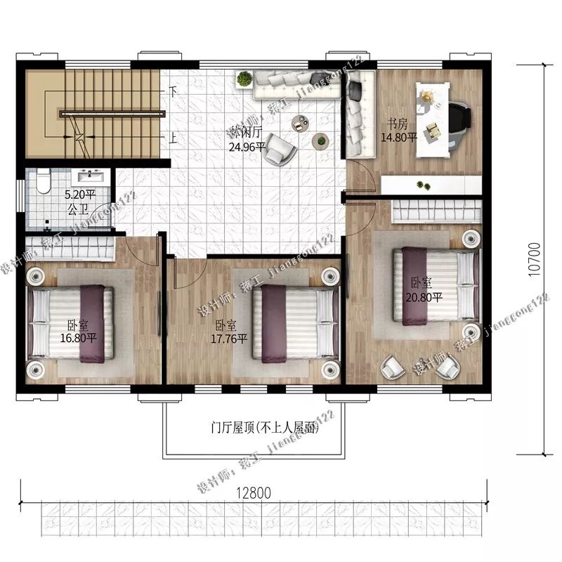 13×11m新中式农村三层别墅，低调奢华又实用，不比百万别墅差