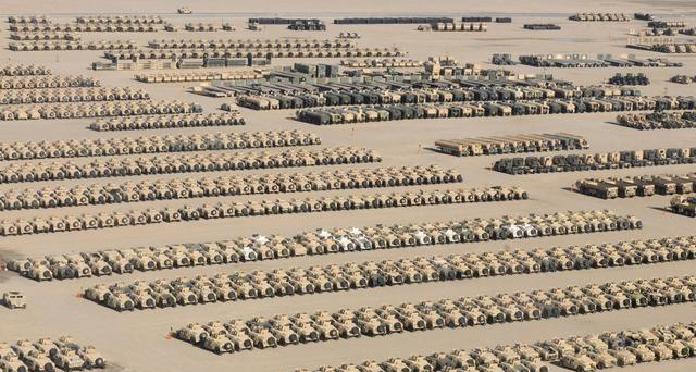 『美国陆军』美国一个集团军的规模有多吓人？看看这些装备，铺天盖地非常宏伟