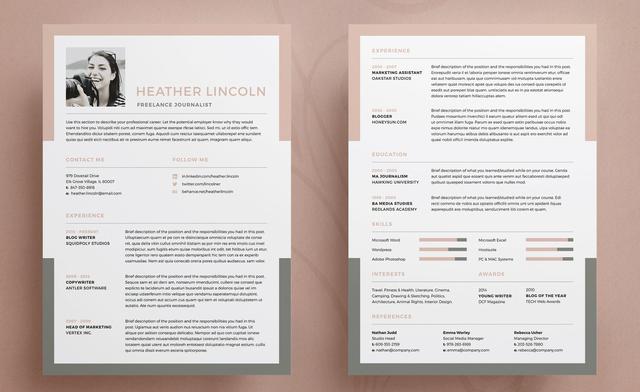 简历设计欣赏！有条不紊