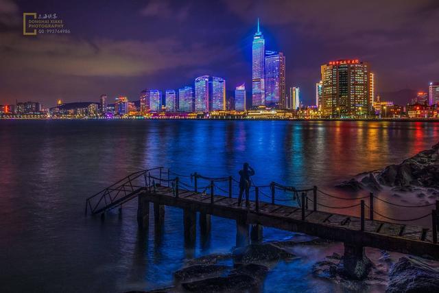 靓丽的夜景给了烟台城市赋予灵魂！