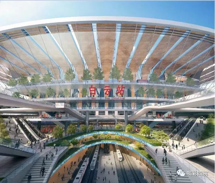 拆！拆！拆！独家航拍广州白云火车站！湾区枢纽TOD，六轨交汇