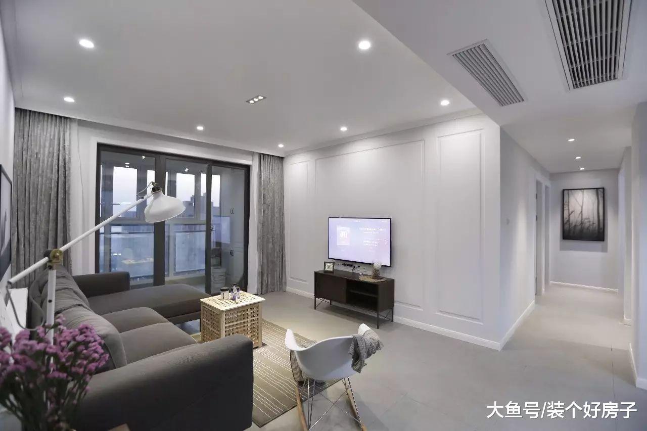 20W打造105㎡清新宜家风, 他把她最爱的颜色、风景都搬了进去