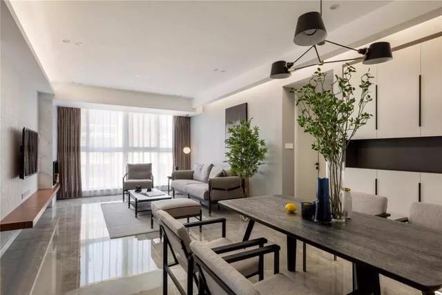 130㎡现代简约3室2厅，打造有质感的小资生活