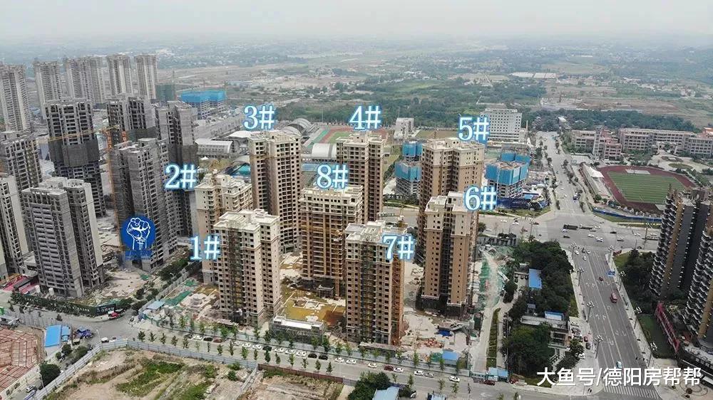 德阳楼市6月施工进度，有些楼盘发育得很成熟呀