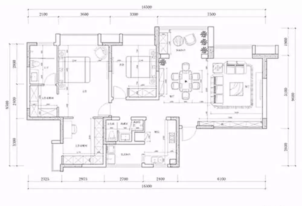 126平的现代北欧风二居室，惬意而又悠闲的家