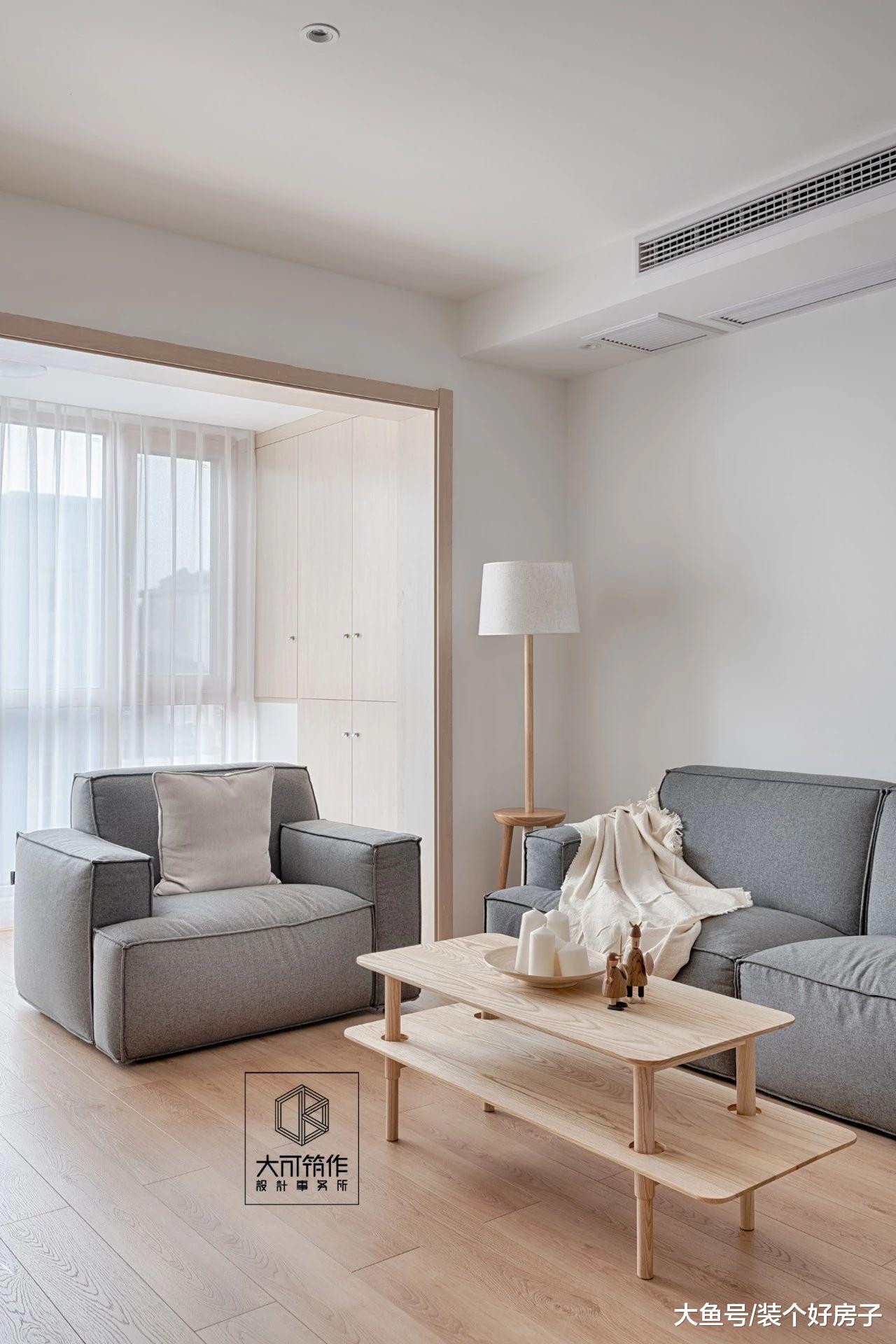 重庆夫妻爆改72㎡ loft，原木+白色系，打造温暖日式美宅！