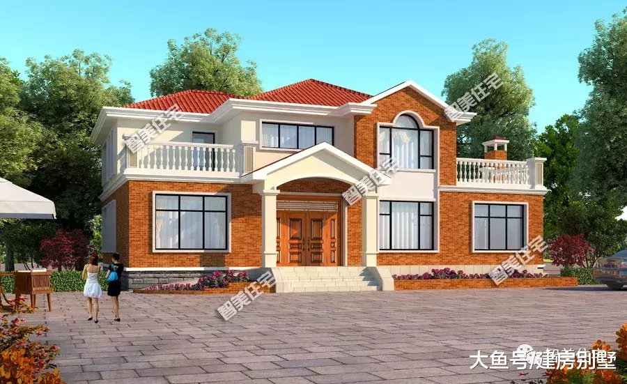 南北通透设计的农村别墅，造价30万左右，喜欢就建一栋