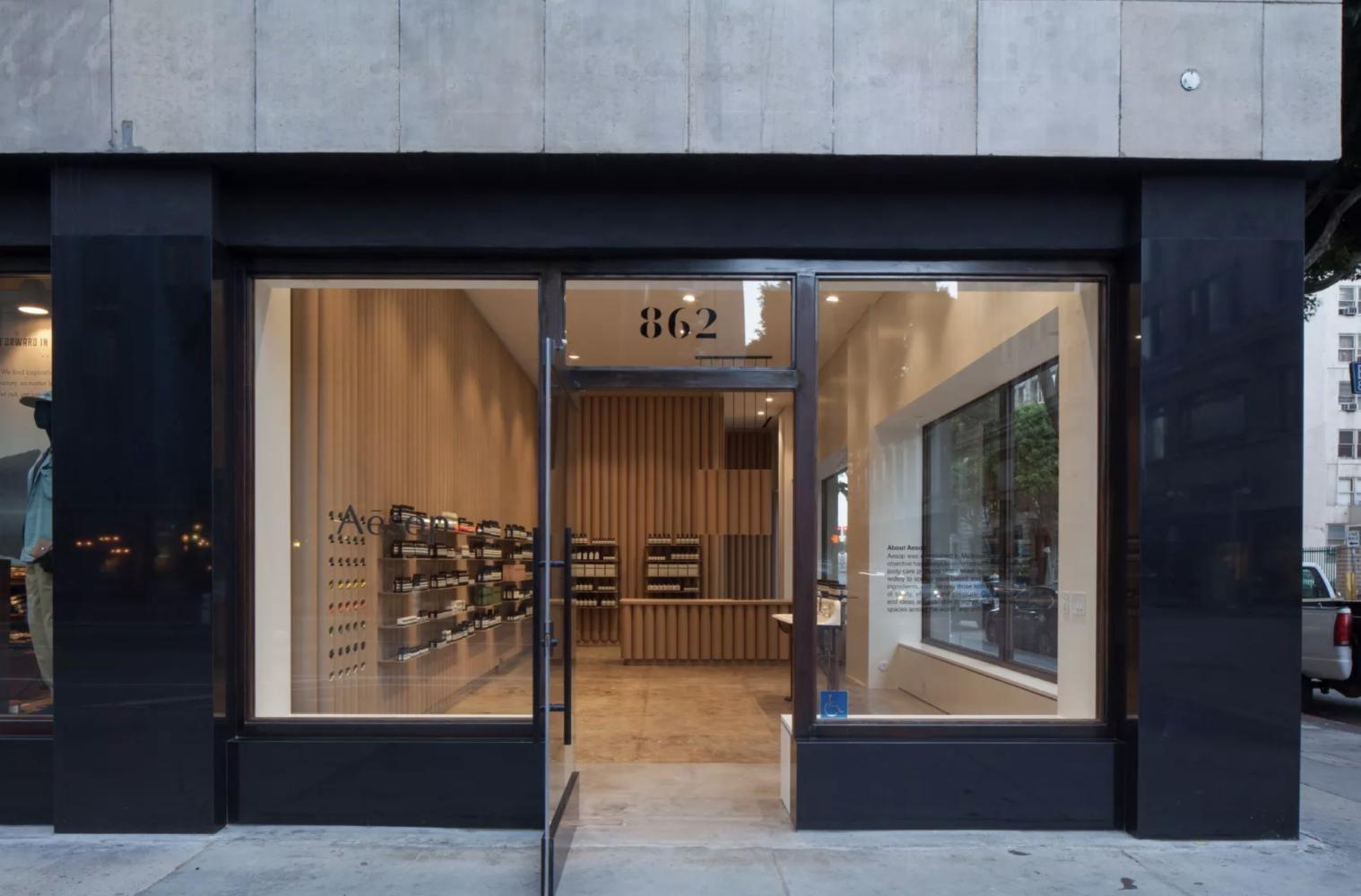 低調的品牌Aesop， 卻在世界各地有著的零售店！