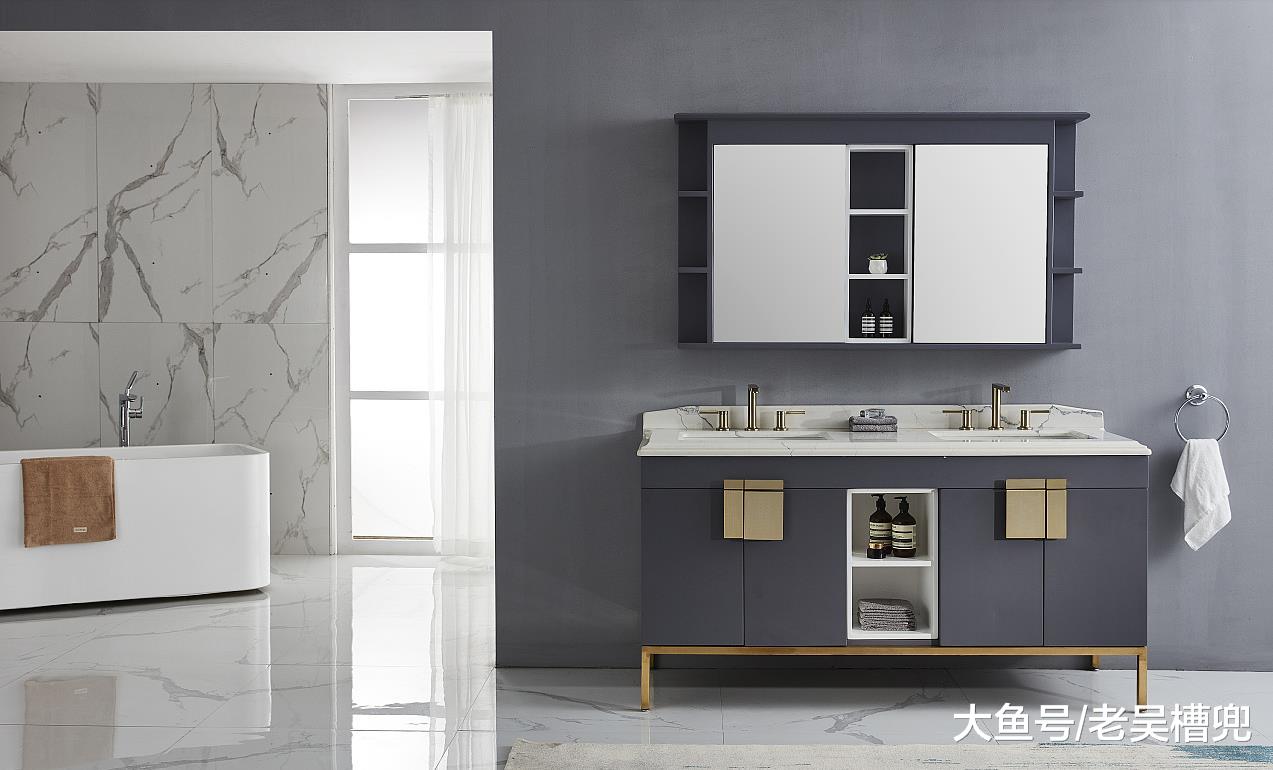 卫生间浴室柜选择，这样的搭配就很美！