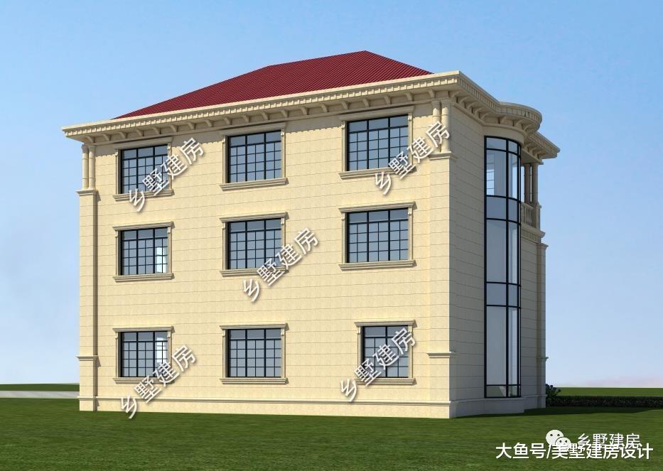 挑空客厅落地窗，9室3厅+露台，建一套在村里脱颖而出！