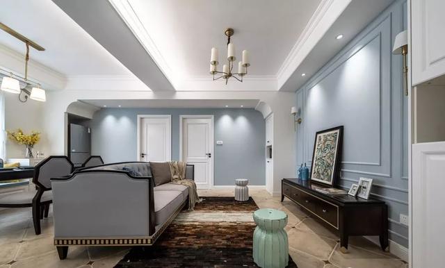 73㎡雅致简美风格两居，餐厅卡座+飘窗+收纳柜设计，超美越实用！