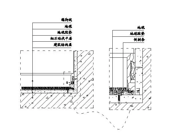 精装修工程细部节点构造施工示意图