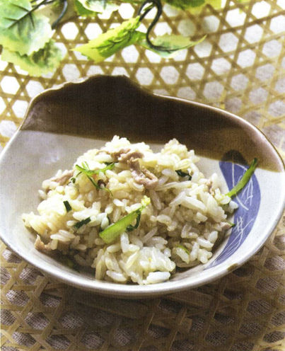 肉丝蔬菜炒饭的制作方法