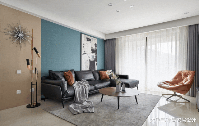 135㎡现代住宅空间，都市人向往的“进可繁华，退可隐逸”的生活