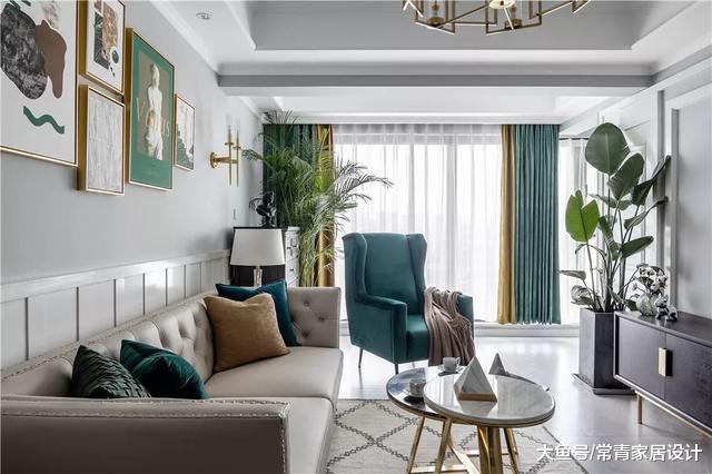 她118㎡轻奢简美家，优雅精致，诗意浪漫，打开门便处处是惊喜