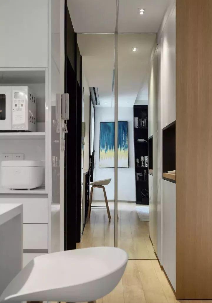 80平的簡約風小戶型二居室，電視背景墻的設計好有創意