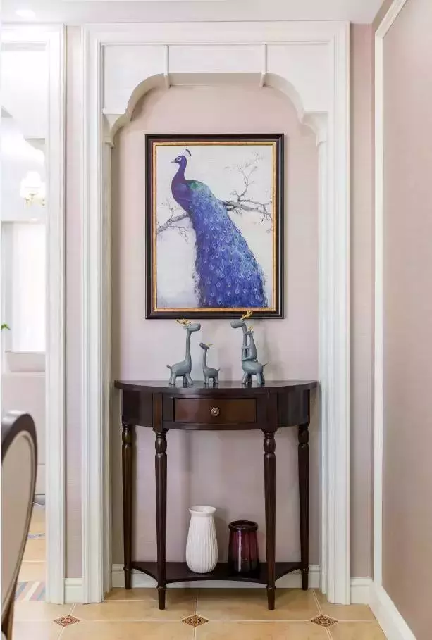 仿古现代美式风装修，彩色瓷砖边线超好看，浪漫精致又有档次