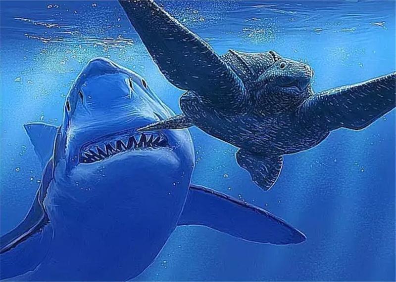 两种猎杀恐龙的古生物，第一专门种猎杀沧龙、蛇颈龙为食