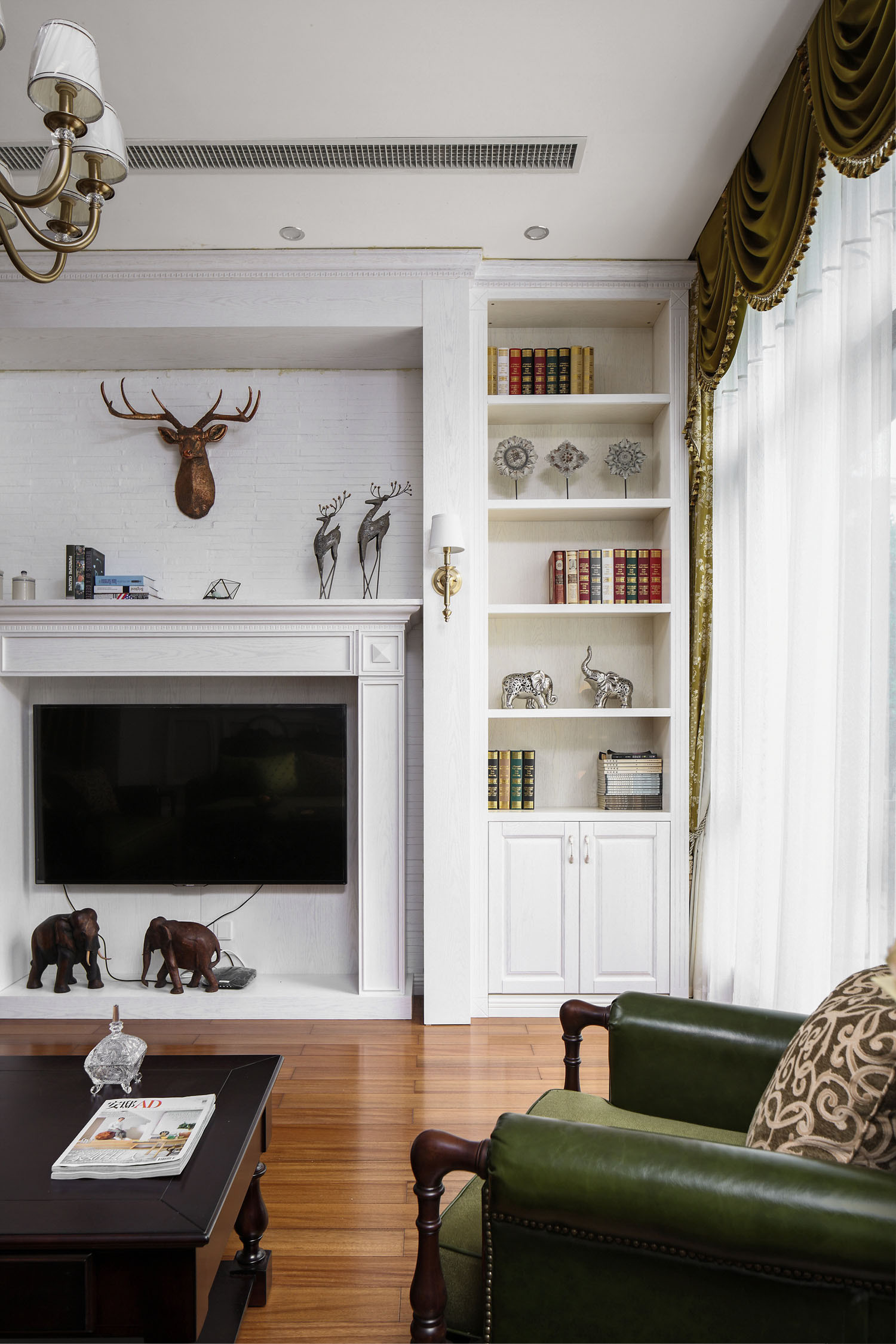 美式风别墅装修效果图，特别吸引人的一个装修！