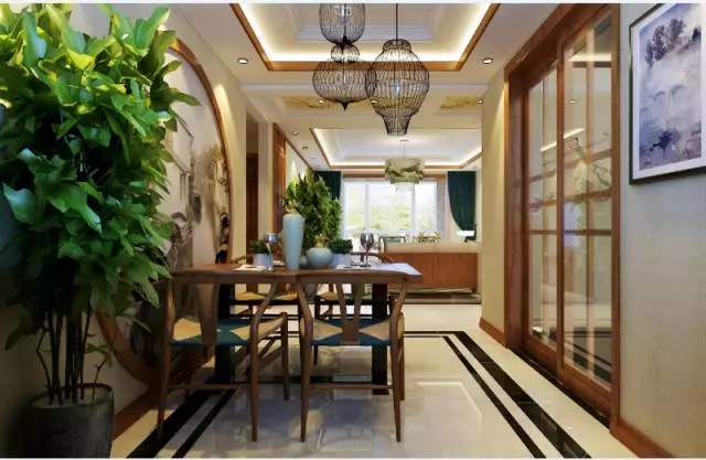 清新优雅！158㎡闲适新中式，一看就知道主人很有品味！