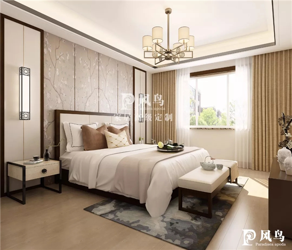 家居高级定制新中式风格——卧室设计