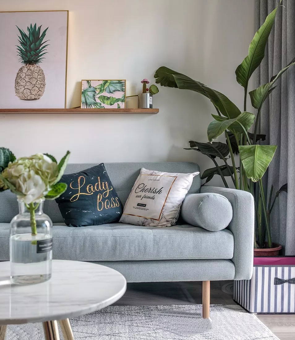 114平的北欧风三居室，扩宽儿童房打造不规则餐厅