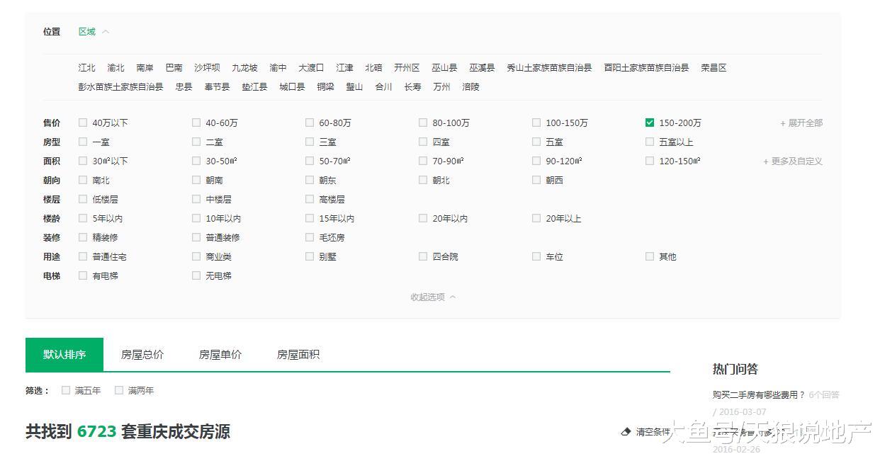 低迷的重庆楼市VS尴尬的刚需