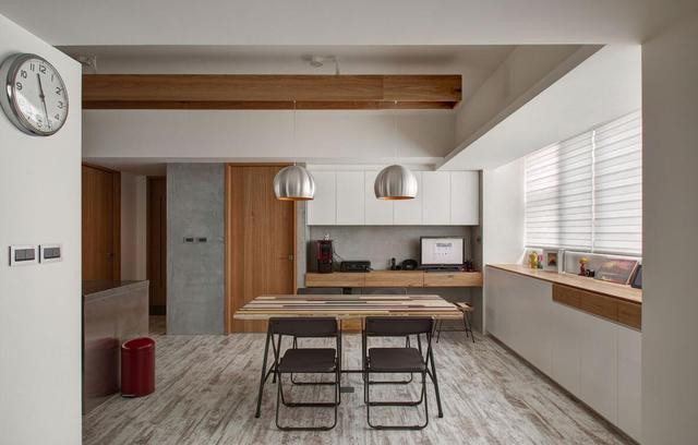 三房改两房的简单朴素北欧风 成就一家四口舒适居住环境